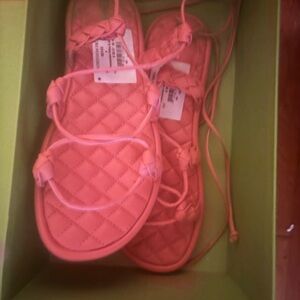 Sam Edelman Pink Quilted Sandals